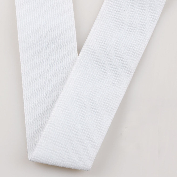 Factory Wholesale Polyester Elastic Band Latex Elastic Band For Underwear Knitted Braided Elastic Band