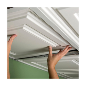 Lightweight 2 ft.x 2 ft commercial ceiling tiles white bathroom pvc square suspended ceiling tiles