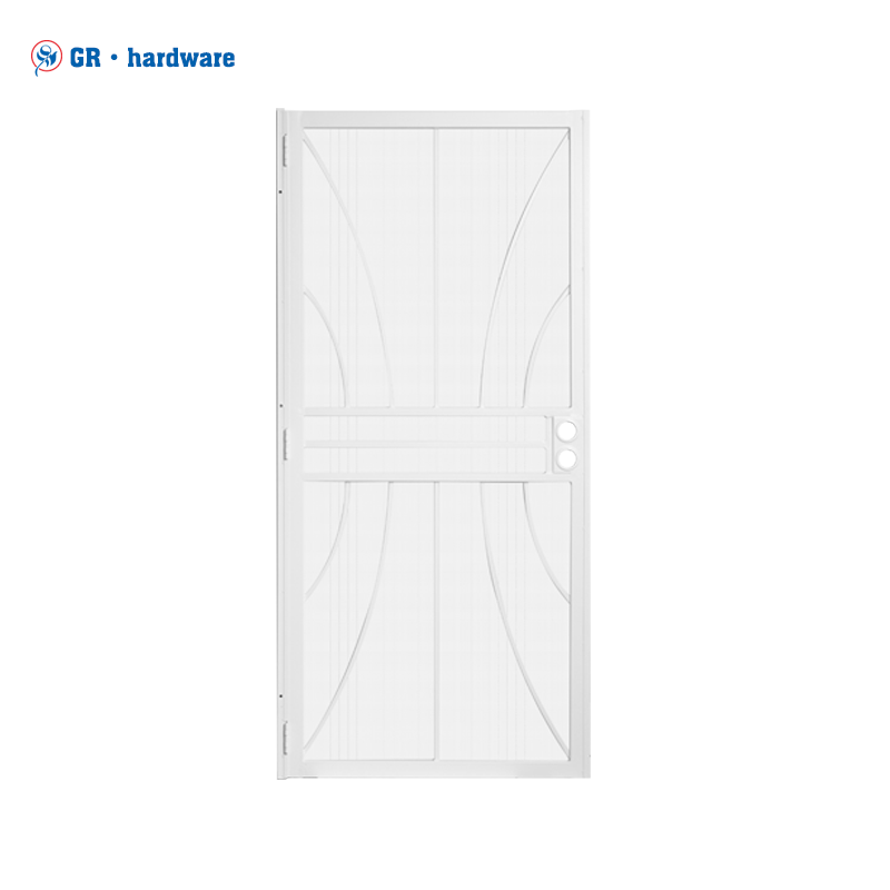 External Rustproof Security Metal Door Single Entrance Stainless Steel Security Doors