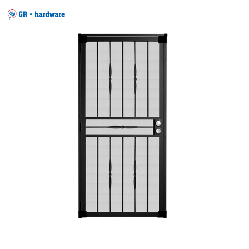 High Quality Factory Price Wrought Iron Door Swing Wholesale Security Steel Door Residential