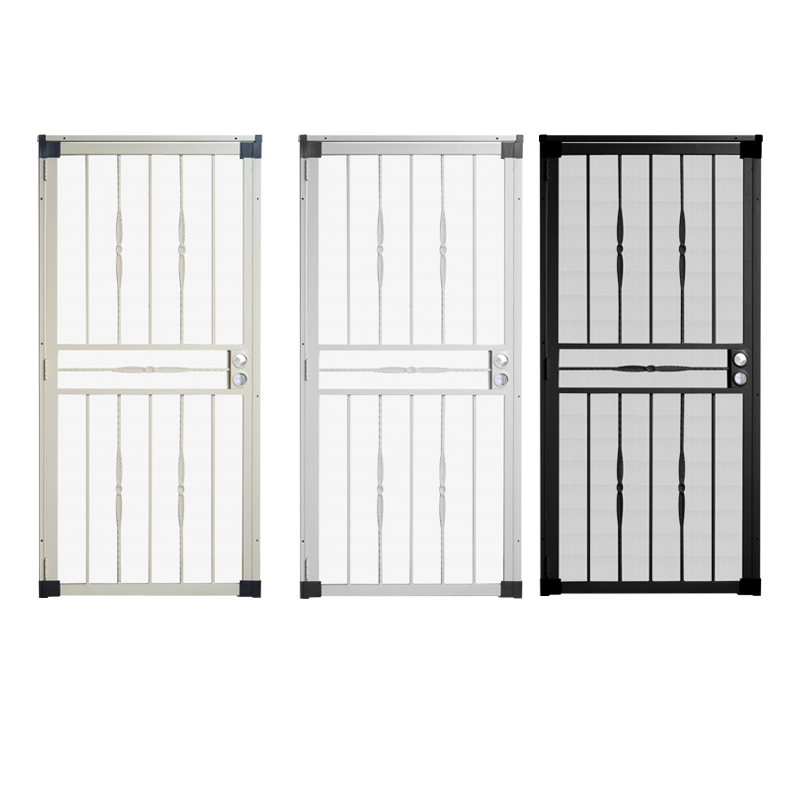 High Quality Factory Price Wrought Iron Door Swing Wholesale Security Steel Door Residential