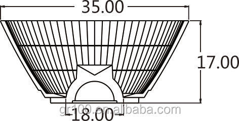 Citizen 010 cob led reflector GP-3523 ceiling light cover manufacturer