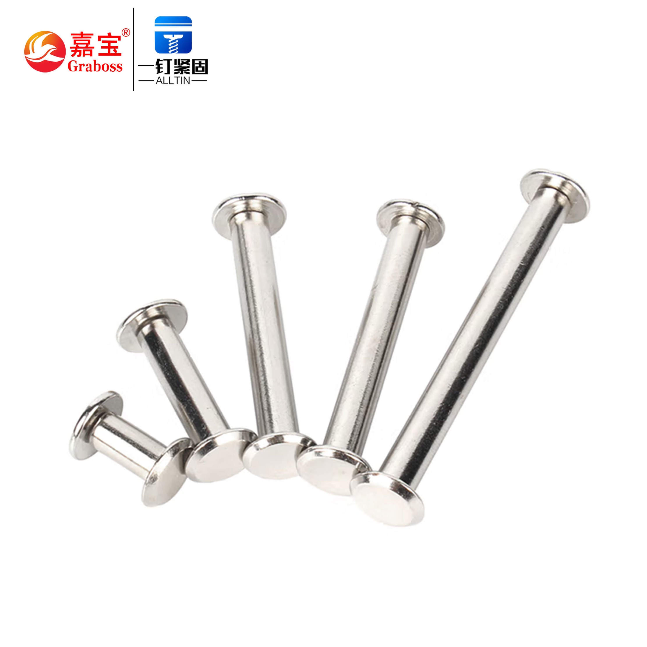 Screw manufacturer  M5 Fastener  Carbon Steel Round Stainless steel Chicago Binding Screw Post