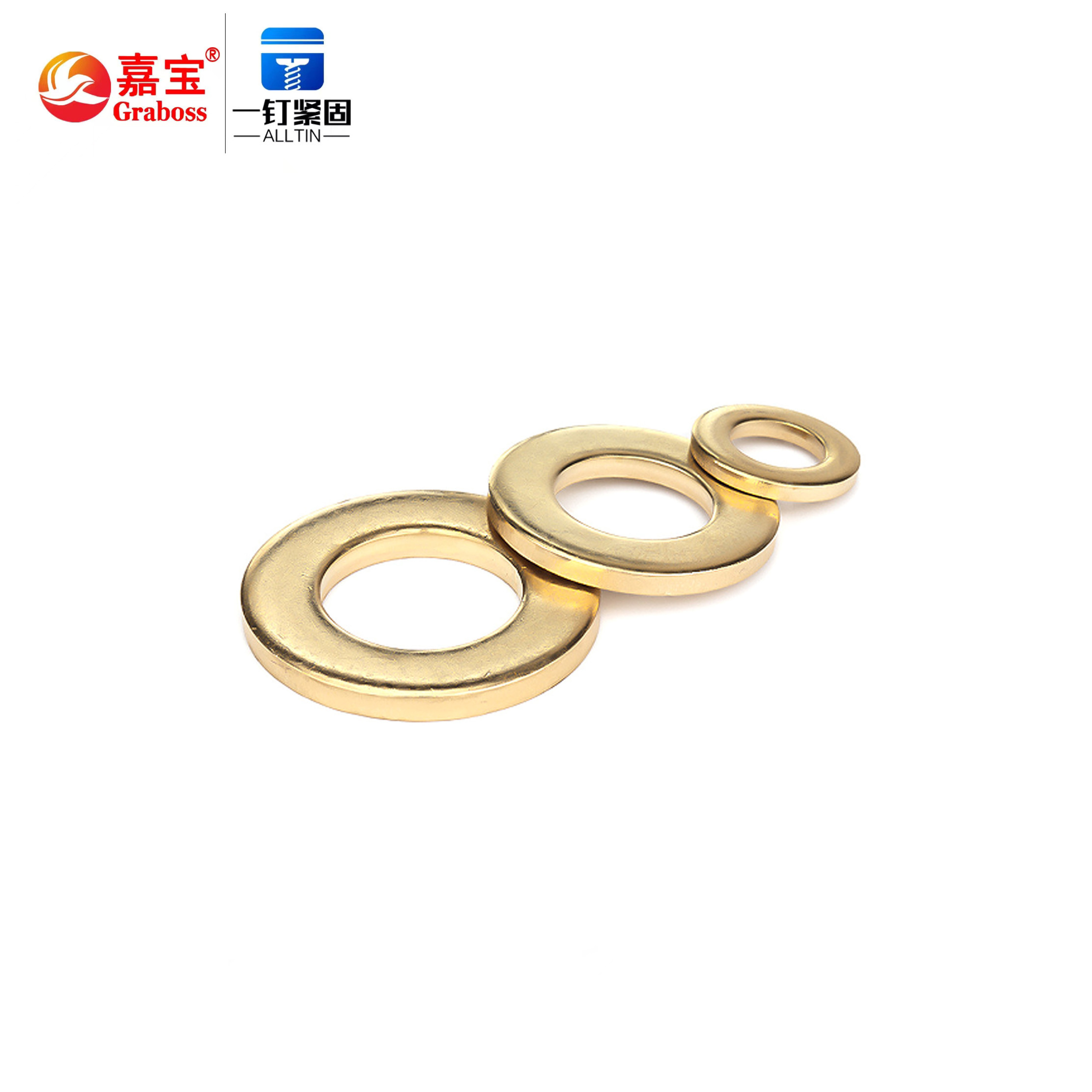 High Quality Brass Flat Washer Gasket Pure Copper Thickening M2M3M4M6-M24 For New Energy Vehicles