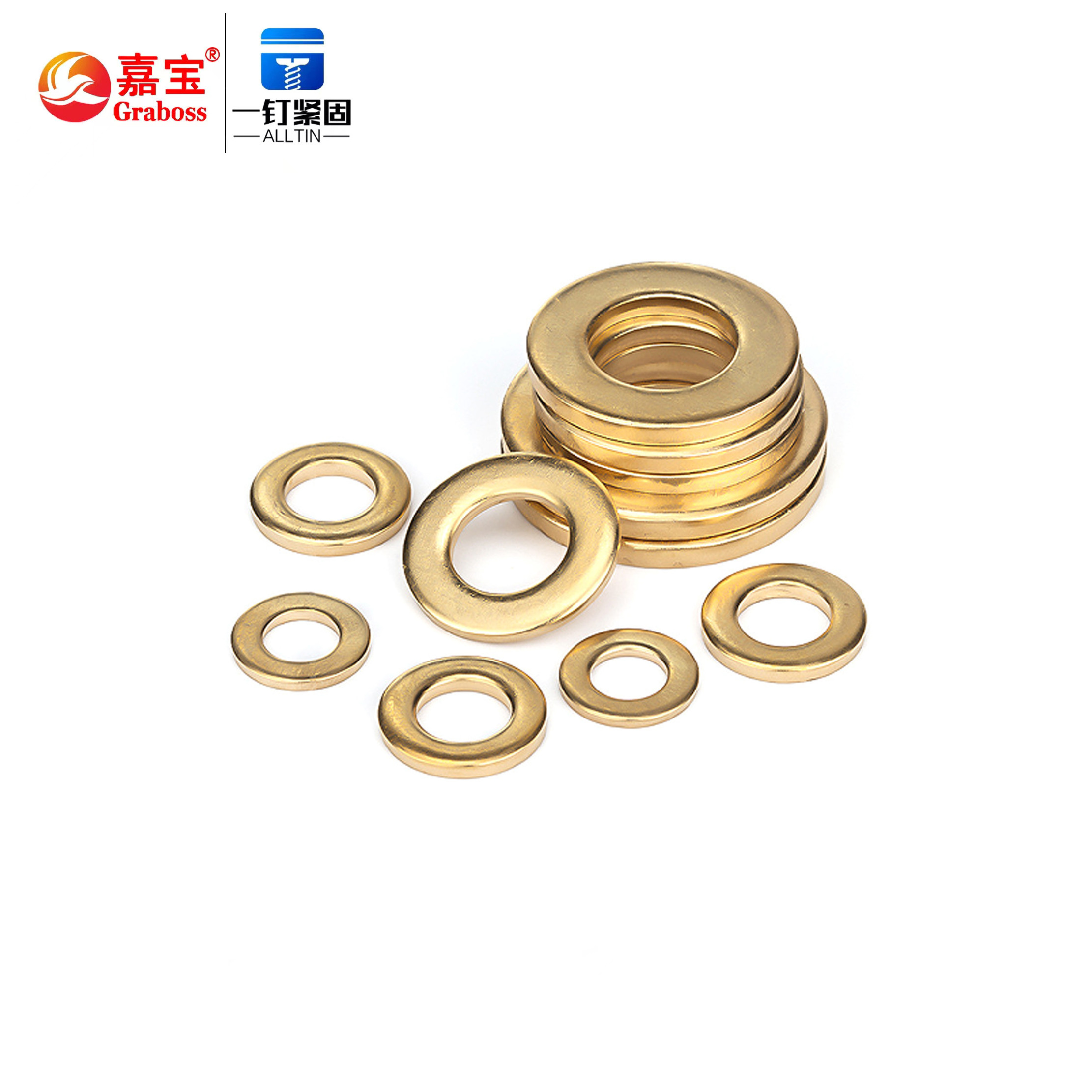 High Quality Brass Flat Washer Gasket Pure Copper Thickening M2M3M4M6-M24 For New Energy Vehicles