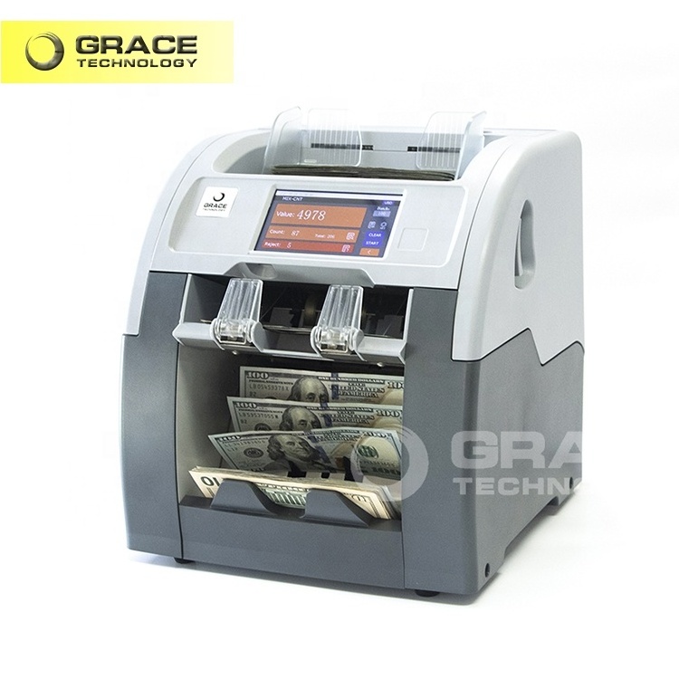 Cash Sorter Solution Bill Sorting Machine Cash Sorter Machines Money Counting Machine Bill Counter Two Pockets