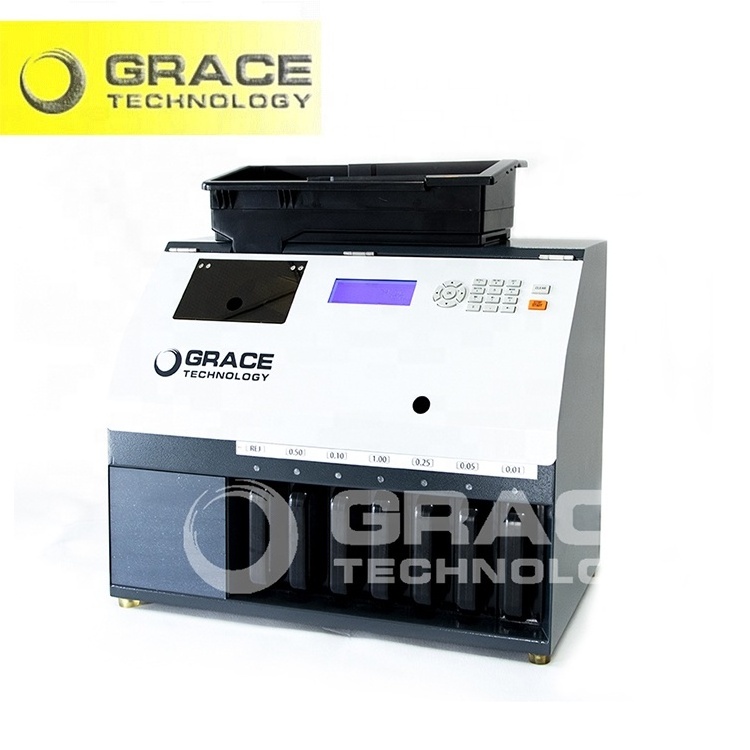 7+1 Pockets High Speed Value coin counter sorter machine