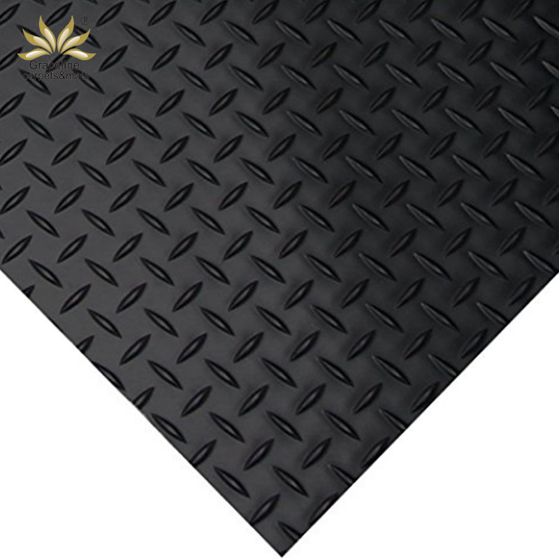 Rubber Entrance Rug Floor for Front Entry Outside Patio Grass Snow Carpet