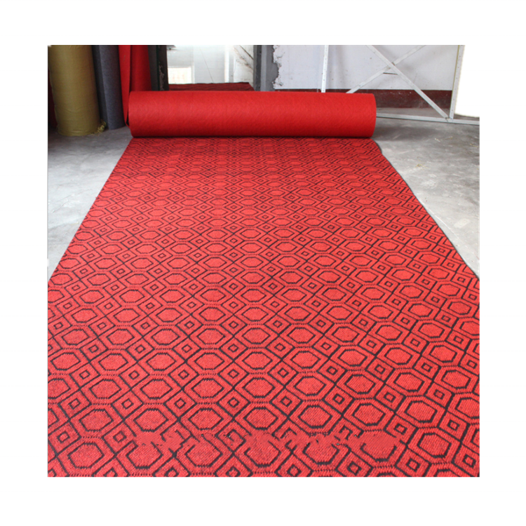 High quality jacquard pattern multi-color microfiber carpet design