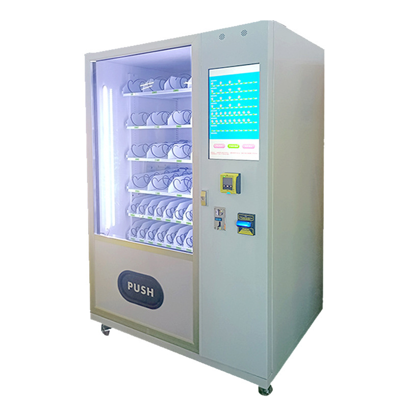 Touch Screen With Card Payment Coffe Locker Vending Machine For Food And Drinks Micro Market Vending Snack Soda Machines