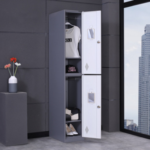 Longer modern customized door steel locker/2 door locker/foot locker