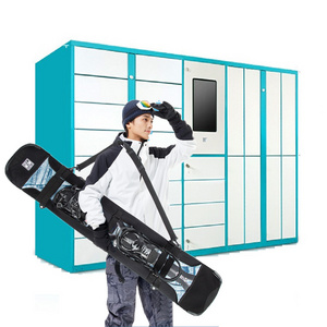 Smart locker for rental business with integrated circuits bike ski locker vending machine