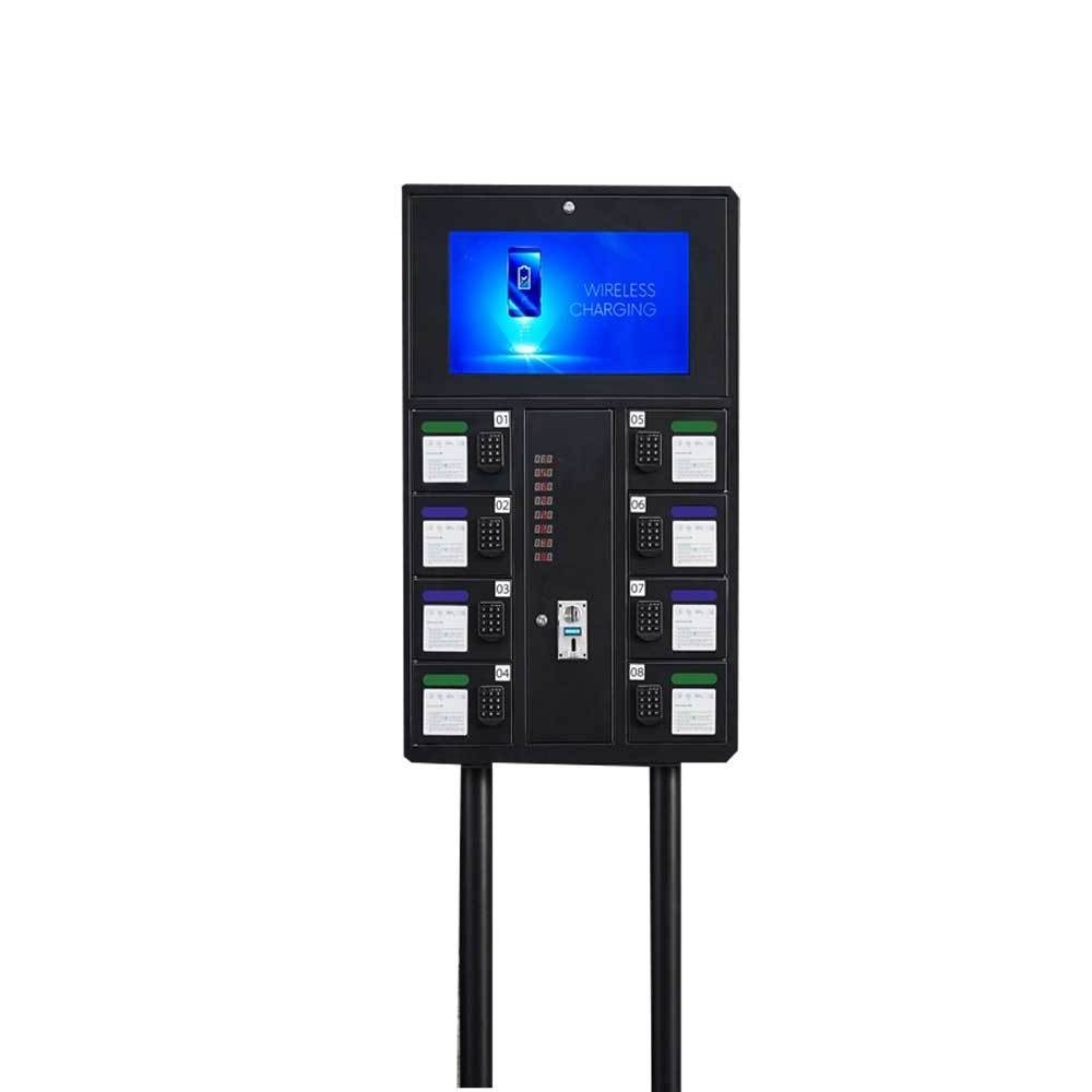 Public locker mobile phone charging vending machine