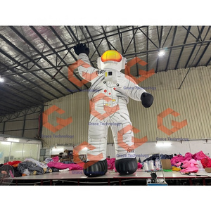 Advertising Inflatable Astronaut Model Customized Giant Cosmonaut Inflatable Spaceman with LED Lights