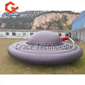 Inflatable Led Lighting Inflatable UFO Hanging Flying Saucer Balloon Giant Spaceship Inflatable UFO Model