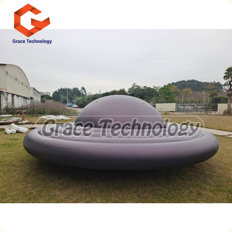 Inflatable Led Lighting Inflatable UFO Hanging Flying Saucer Balloon Giant Spaceship Inflatable UFO Model