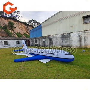 Giant Advertising Inflatable Airplane Replica, Custom Inflatable Helicopter Aircraft Models for Decorations