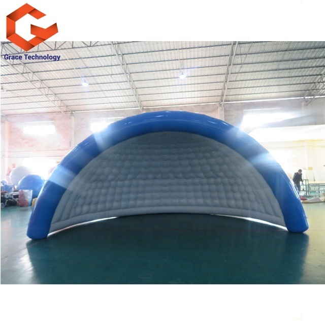 Factory Price LED Light Inflatable Beach Tent, Inflatable Canopy for Party, Inflatable Half Dome Tent Stage Cover