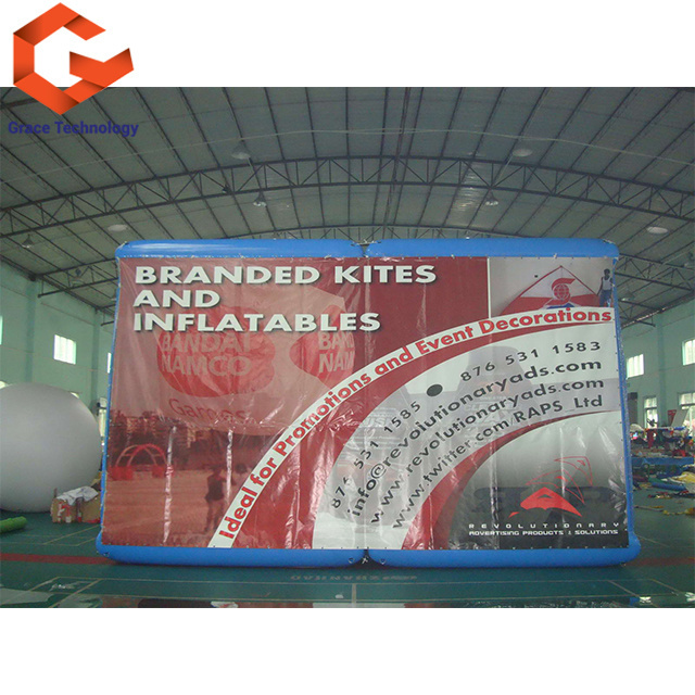 Inflatable Water Floating Billboard for Advertising / Printed Inflatable Billboard Outdoor Screen for Water