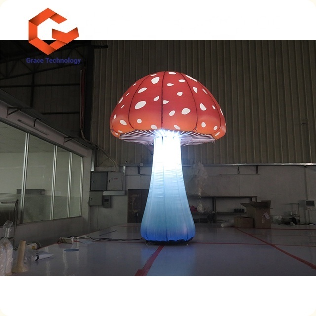 LED Lighting Inflatable mushroom decoration mushrooms for music festival,Giant inflatable mushroom for stage