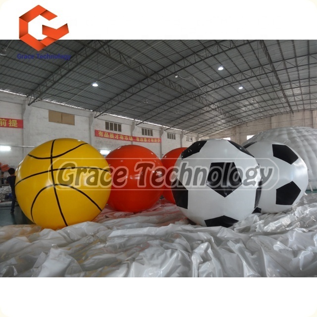 Giant inflatable football, event inflatable soccer ball ,basketball volleyball for advertising air beach ball