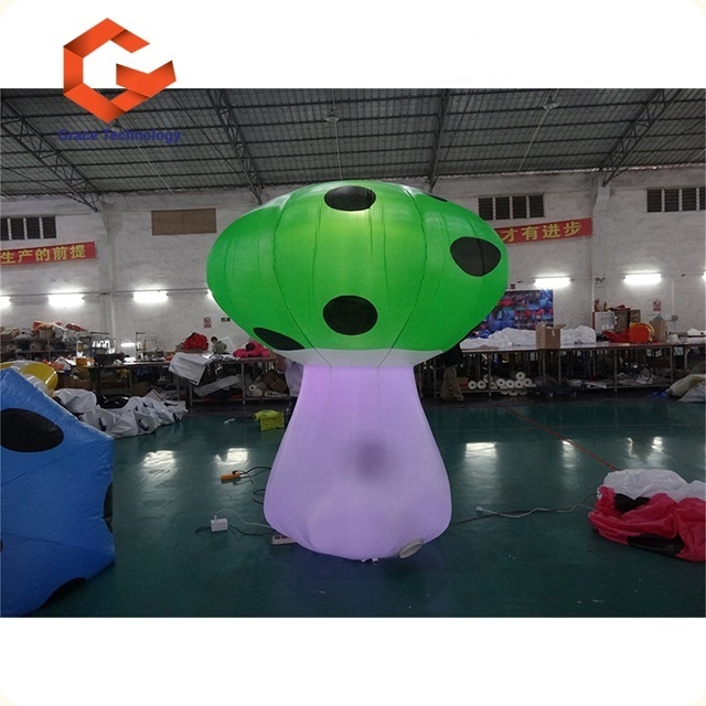 LED Lighting Inflatable mushroom decoration mushrooms for music festival,Giant inflatable mushroom for stage