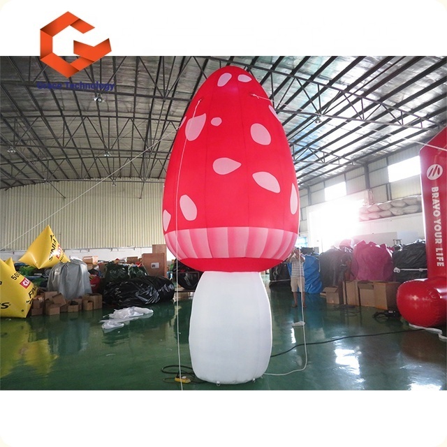 LED Lighting Inflatable mushroom decoration mushrooms for music festival,Giant inflatable mushroom for stage