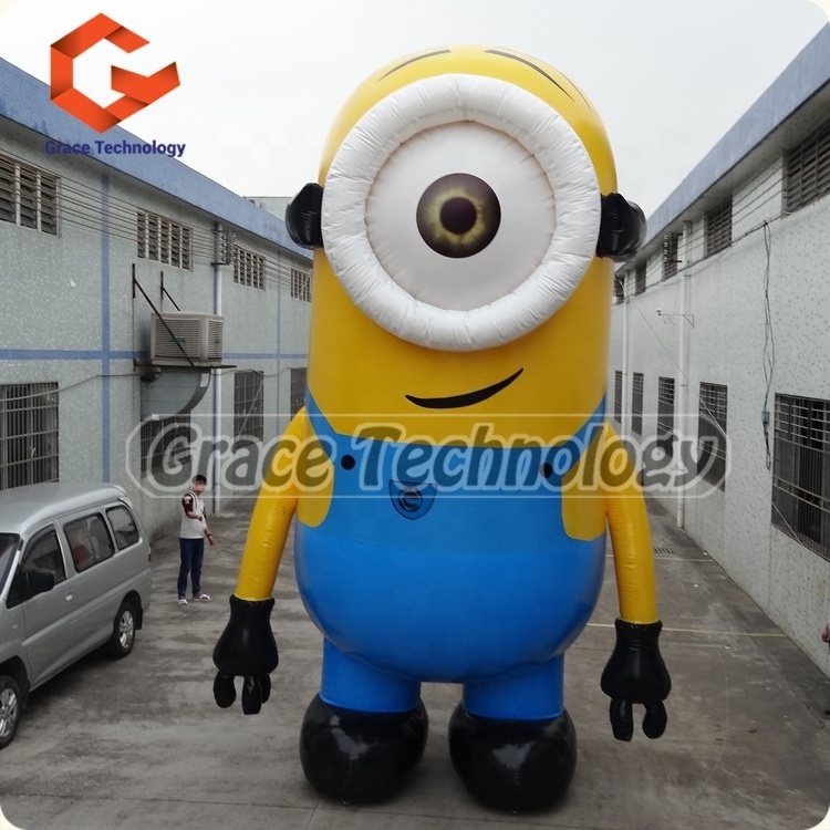 Inflatable Advertising Yellow People Cartoon, Giant Customized Factory Price Inflatable Toys For Sale