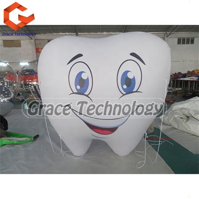 Giant inflatable tooth models , inflatable toothbrush balloon, inflatable tooth shapes for advertising