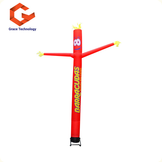 New Design Pizza Inflatable Sky Tube Led Lighting Inflatable Hot Dog Hamburger Air Dancer For Advertising