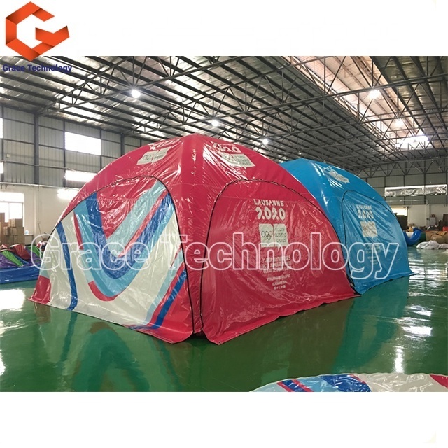 Outdoor Event Advertising Dome X-tent Inflatable Air Exhibition Lighting Custom Inflatable Tent For Event