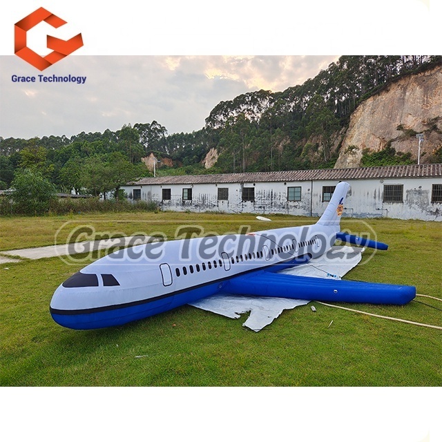 Giant Advertising Inflatable Airplane Replica, Custom Inflatable Helicopter Aircraft Models for Decorations