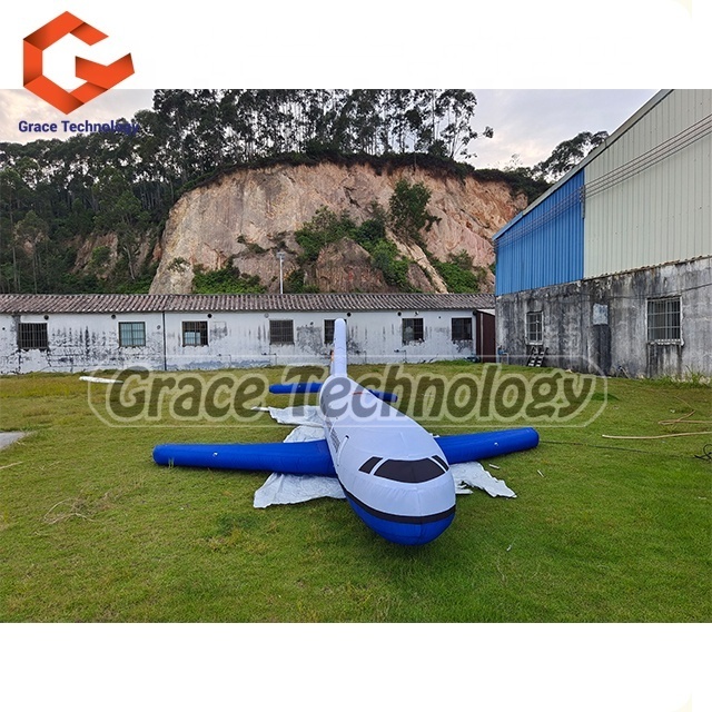 Giant Advertising Inflatable Airplane Replica, Custom Inflatable Helicopter Aircraft Models for Decorations