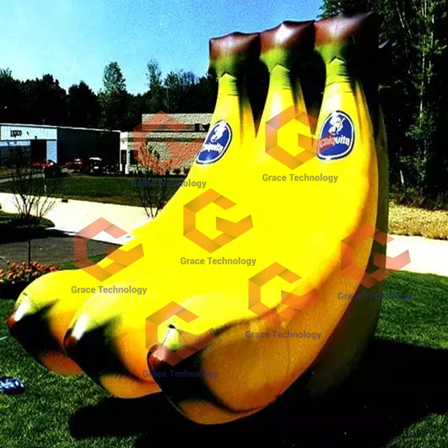 Inflatable banana fruit model for advertising fruit balloon outdoor ...
