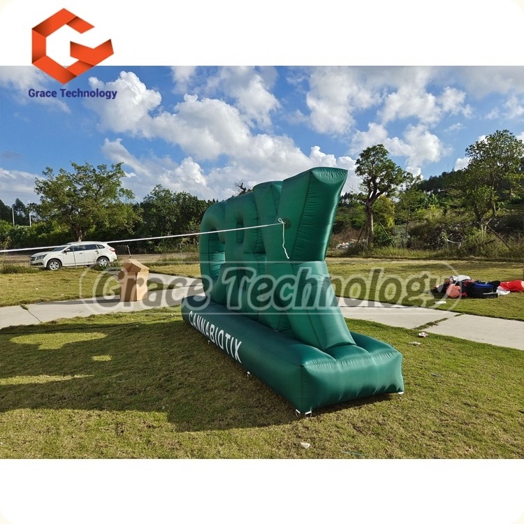 Customized giant inflatable letters for advertising/ inflatable letters balloon with led light