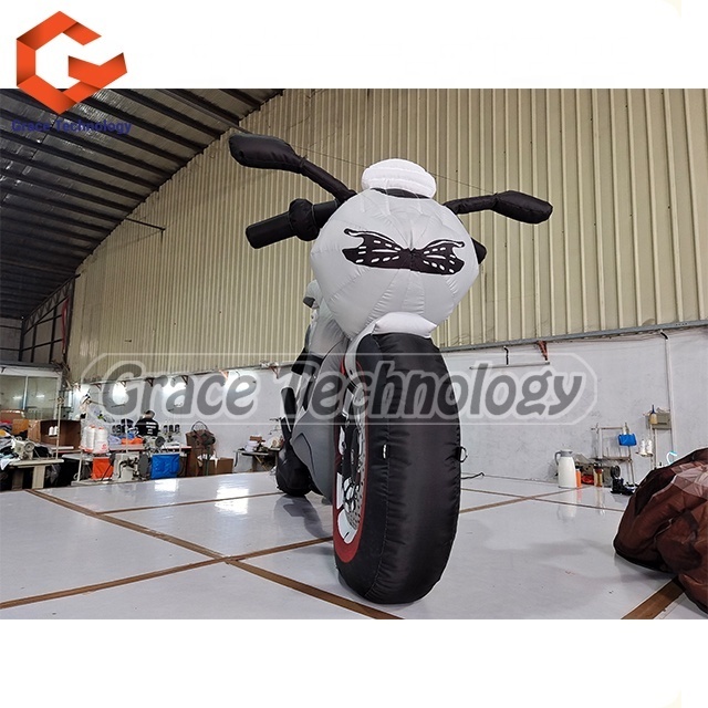 Outdoor Display Inflatable Motor Bike Balloon Giant Inflatable Motor Bike Model Inflatable Bicycle for Sale