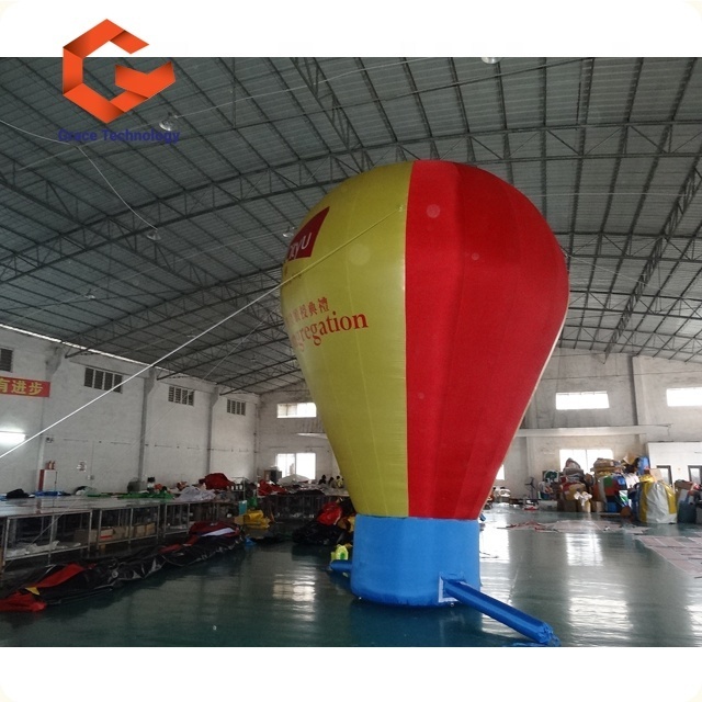 Cheap Price Advertising Inflatable Hot Air Balloon PVC Oxford Inflatable Ground Balloon with Printing