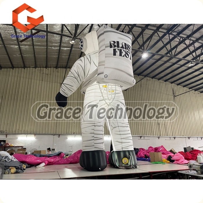 Advertising Inflatable Astronaut Model Customized Giant Cosmonaut Inflatable Spaceman with LED Lights