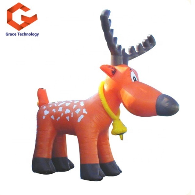 Custom Made Giant Inflatable  Wolf Animals For Advertising