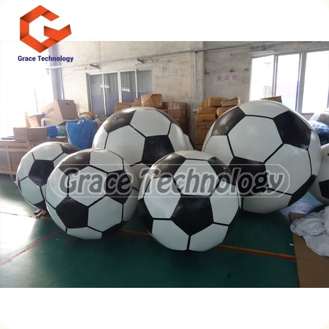 Giant inflatable football balloon, customized inflatable soccer ball parade balloon for advertising