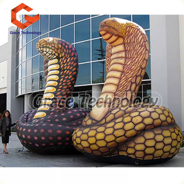 Giant Inflatable Cobras, Inflatable Animal Snake Model For Advertising