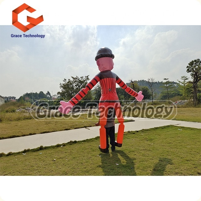 Custom Inflatable Clown Costume with LED Lights for Performance, Parade Inflatable Character Costume for Walking