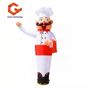 Advertising Inflatable Air Dancer Inflatable Chef Sky Dancer Custom Shape Air Man for Event