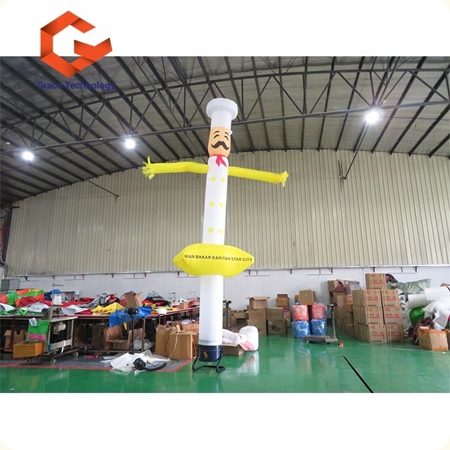 Advertising Inflatable Air Dancer Inflatable Chef Sky Dancer Custom Shape Air Man for Event