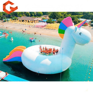 Giant Water Floating Inflatable Unicorn, Large Custom Float Unicorn Inflatable Cartoon