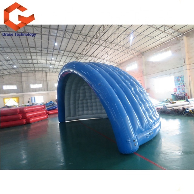 Factory Price LED Light Inflatable Beach Tent, Inflatable Canopy for Party, Inflatable Half Dome Tent Stage Cover