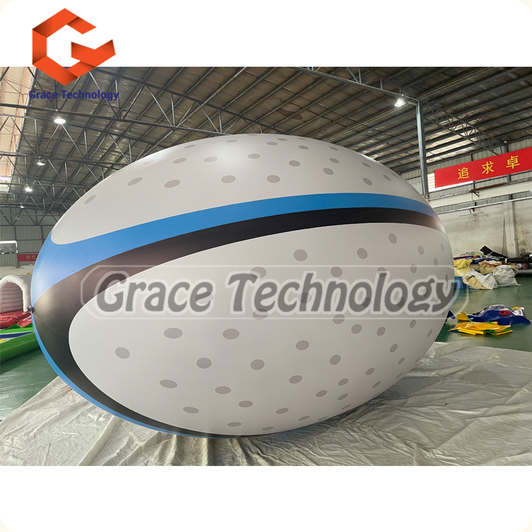 Rugby matches advertising inflatable sport game balloon,giant inflatable rugby football ball model