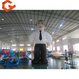 Outdoor Inflatable Human Men Balloon Custom Cartoon Inflatable Old Man Model Art Designs for Advertising