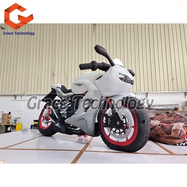 Outdoor Display Inflatable Motor Bike Balloon Giant Inflatable Motor Bike Model Inflatable Bicycle for Sale