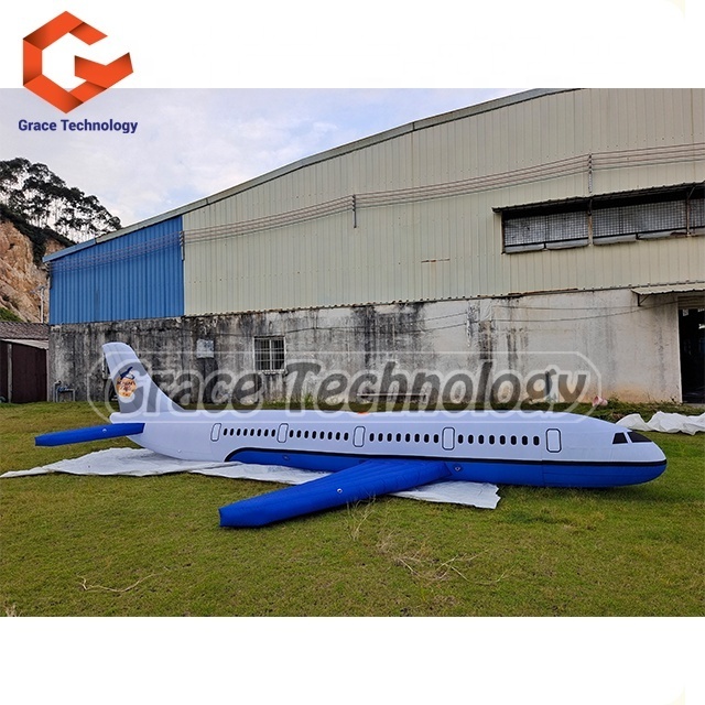 Giant Advertising Inflatable Airplane Replica, Custom Inflatable Helicopter Aircraft Models for Decorations